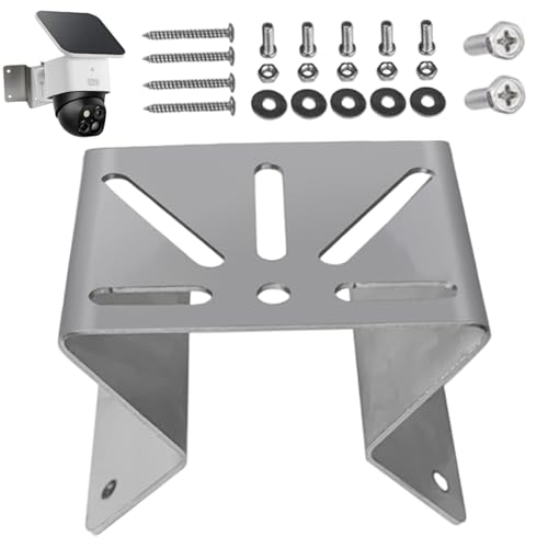 Überwachungskamera -Halterung, Edelstahl -Wandhalterung Metall -Eckhalterungen Außenwand Eckhalterung für Außen- und Innenverkehrskamera von NIOMICO