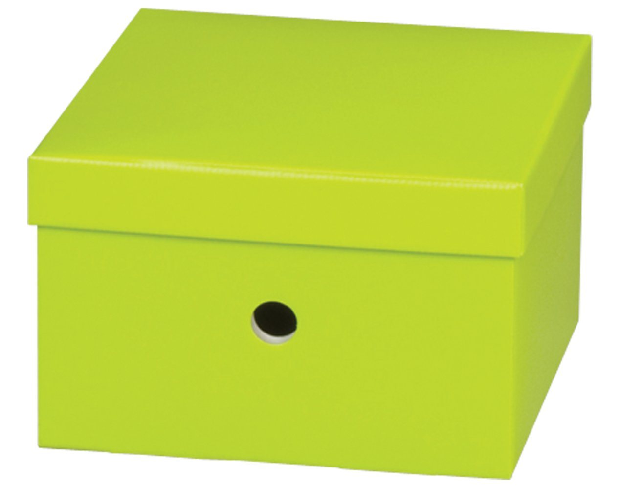 NIPS Aufbewahrungsbox UNI COLOUR (1 Stück) Mehrzweckbox mit Deckel, B/H/T: 26,5 x 16,5 x 26,5 cm, Wellkarton, Karton, Pappe von NIPS