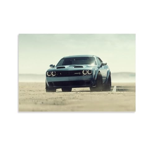 NIPSER Cars 2023 Dodge Challenger SRT Hellcat In Desert Poster für Wandposter für Zimmer, ästhetische Raumdekoration, Teenagerzimmer-Dekor für Mädchen, Wanddekoration, 60 x 90 cm NIPSER Cars 2023 Dodge Challenger SRT Hellcat In Desert Poster für Wandposter für Zimmer, ästhetische Raumdekoration, Teenagerzimmer-Dekor für Mädchen, Wanddekoration, 60 x 90 cm von NIPSER