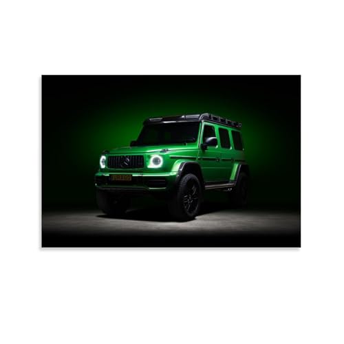 NIPSER Cars 2023 Mercedes AMG G 63 5k Poster für Wand, ästhetische Raumdekoration, Jugendzimmer-Dekor, Grün, zeitgenössischer Stil, ungerahmt, mattes Finish, für den Innenbereich, Wandhalterung, 40,6 NIPSER Cars 2023 Mercedes AMG G 63 5k Poster für Wand, ästhetische Raumdekoration, Jugendzimmer-Dekor, Grün, zeitgenössischer Stil, ungerahmt, mattes Finish, für den Innenbereich, Wandhalterung, 40,6 von NIPSER