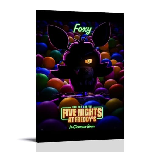 NIPSER Wandkunst-Albumcover 2023 FNAF Filmposter, Set mit 6 Teenager-Raum-Dekor, ästhetischer Film für Schlafzimmer, Dekoration, 20 x 30 cm NIPSER Wandkunst-Albumcover 2023 FNAF Filmposter, Set mit 6 Teenager-Raum-Dekor, ästhetischer Film für Schlafzimmer, Dekoration, 20 x 30 cm von NIPSER