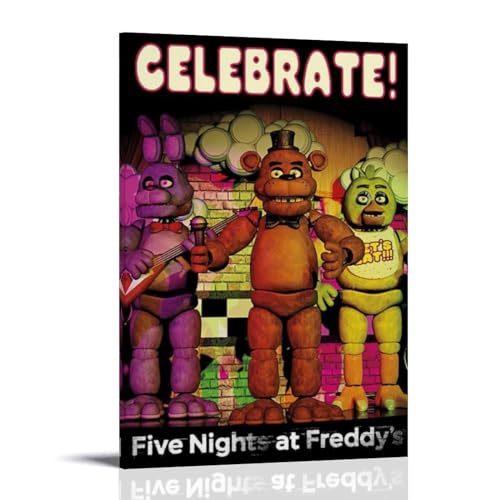 NIPSER Wandkunst-Albumcover 2023 FNAF Filmposter, Set mit 6 Teenager-Raum-Dekor, ästhetischer Film für Schlafzimmer, Dekoration, 20 x 30 cm NIPSER Wandkunst-Albumcover 2023 FNAF Filmposter, Set mit 6 Teenager-Raum-Dekor, ästhetischer Film für Schlafzimmer, Dekoration, 20 x 30 cm von NIPSER