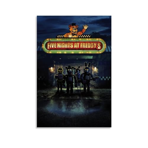 NIPSER Wandkunst-Albumcover 2023 FNAF Filmposter, Set mit 6 Teenager-Raum-Dekor, ästhetischer Film für Schlafzimmer, Dekoration, 20 x 30 cm NIPSER Wandkunst-Albumcover 2023 FNAF Filmposter, Set mit 6 Teenager-Raum-Dekor, ästhetischer Film für Schlafzimmer, Dekoration, 20 x 30 cm von NIPSER