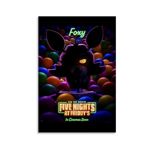 NIPSER Wandkunst-Albumcover 2023 FNAF Filmposter, Set mit 6 Teenager-Raum-Dekor, ästhetischer Film für Schlafzimmer, Dekoration, 30 x 45 cm NIPSER Wandkunst-Albumcover 2023 FNAF Filmposter, Set mit 6 Teenager-Raum-Dekor, ästhetischer Film für Schlafzimmer, Dekoration, 30 x 45 cm von NIPSER