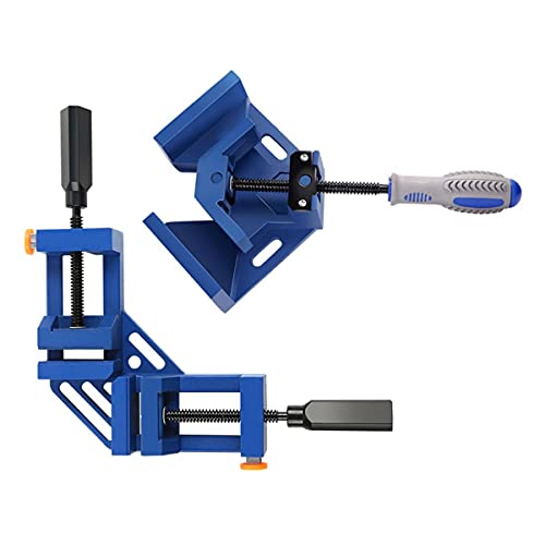 Dual-Use-Zange f¨¹r die Holzbearbeitung mit rechtwinkliger Verriegelung 90-Grad-Klemmschwei?en Rohrschraubstock-Clip Zimmerei-Handwerkzeug-USA,Doppelgriff von NIQIU