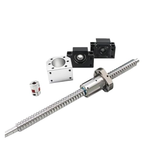 Kreuzschrauben Doppelmutter-Kugelumlaufspindel SFU1604-Set mit Flansch - C7 gerollte Kugelumlaufspindel, BK/BF12, Kugelmuttergehäuse, Kupplung for CNC-Maschinen(1000mm) von NIRNHYRUR