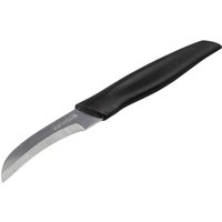 NIROSTA Schälmesser schwarz Edelstahl L: ca. 17 cm von NIROSTA