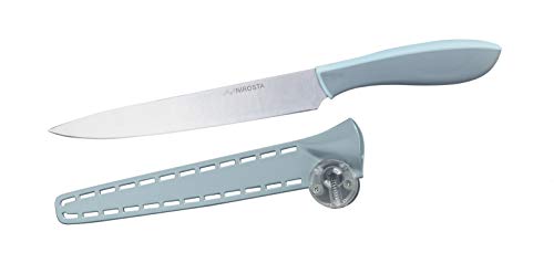 Nirosta Universalmesser EVERSHARP, Allzweckmesser mit Soft-Touch Griff, mit nachschärfendem Klingenschutz, Küchenmesser mit ewig scharfer Klinge (Klingenlänge: ca. 20 cm), Menge: 1 Stück von Nirosta