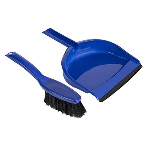 Jantex Kehrset mit weichen Borsten blau Jantex Kehrset mit weichen Borsten blau von NISBETS