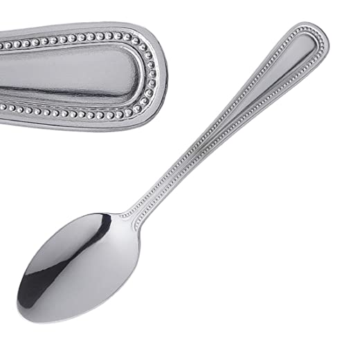 Olympia Bead Coffee Spoon St/St (Box 12), 120(L)mm von NISBETS