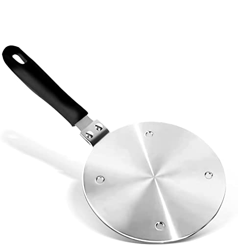 24 cm Wärme-Diffusor-Leitungsplatte für Gas-Elektronikherd, NISPOTDOR Wärmediffusor, Kochen, Induktionsadapter, Simmerplatte mit abnehmbarem Griff für Milch, Kaffee, Kochgeschirr von NISPOTDOR