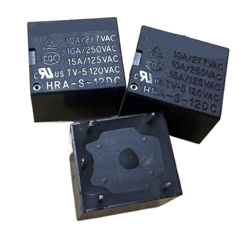 NISZA 1 Stück HRA-S-12DC; HRA-S-24DC; (T73-1C-12V24V) Relais 5-polig (Size : HRA-S-12DC 12V) von NISZA