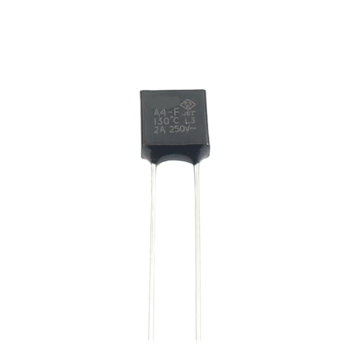 NISZA 10 Stück A4-F Thermosicherung TF Abschaltung 130C 130 Grad 2A 250V AUPO RH quadratische Temperaturschaltersteuerung von NISZA