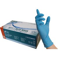 NITRAS MEDICAL unisex Einmalhandschuhe BLUE WAVE blau Größe M, 100 St. von NITRAS MEDICAL