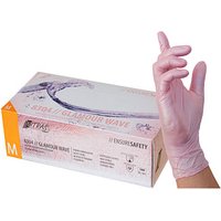NITRAS® unisex Einmalhandschuhe GLAMOUR WAVE rosa Größe M, 100 St. von NITRAS®