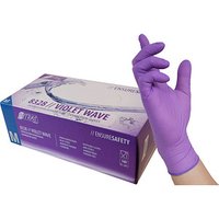 NITRAS MEDICAL unisex Einmalhandschuhe VIOLET WAVE lila Größe M, 100 St. von NITRAS MEDICAL