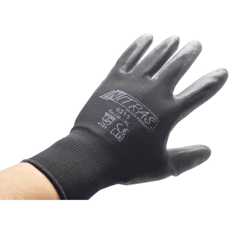 NITRAS Nylon-Arbeitshandschuhe PU-beschichtet 6215 von NITRAS - AS Arbeitsschutz GmbH