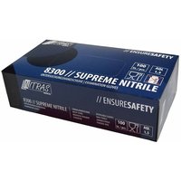 Nitras - 10 Boxen Nitril-Einweghandschuh ® 8300 supreme nitrile, ungepudert Größe xl von NITRAS