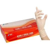 100 Stück Latex-Einmalhandschuhe naturfarben NITRAS IDEAL CARE 8200 Gr. S 100 Stück Latex-Einmalhandschuhe naturfarben NITRAS IDEAL CARE 8200 Gr. S von NITRAS