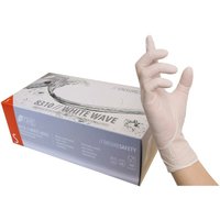 NITRAS Einmalhandschuhe White Wave 8310 - 100 Stück - Größe:6 von NITRAS