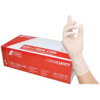 NITRAS Ideal Care 8201 Latex-Einmalhandschuhe - 100 Stück - Größe:9 von NITRAS