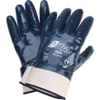 Nitras - Nitrilhandschuh,blau, Stulpe,vollbeschichtet, Gr. 9 12 Stk Nitras - Nitrilhandschuh,blau, Stulpe,vollbeschichtet, Gr. 9 12 Stk von NITRAS