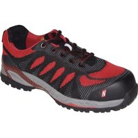 Nitras - Sicherheitsschuh pro step Gr.45 W.11 schwarz/rot S1P src en 20345,EN 61340-4-3 von NITRAS