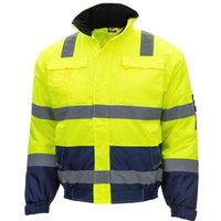 Pilotenjacke 7143 Motion Tex Viz neongelb / marineblau Gr. 4XL Pilotenjacke 7143 Motion Tex Viz neongelb / marineblau Gr. 4XL von NITRAS