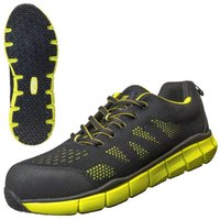 Nitras - Sicherheitsschuhe Sonic Step S1 7440 schwarz / lime Gr. 44 von NITRAS