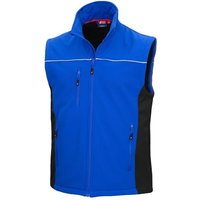 Softshellweste Nitras motion tex light 7166 königsblau/schwarz Gr. 4XL von NITRAS