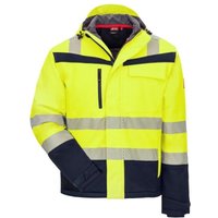 Warnschutz-Softshelljacke Motion Tex Viz Plus 7175 Gr. S neongelb/marineblau von NITRAS