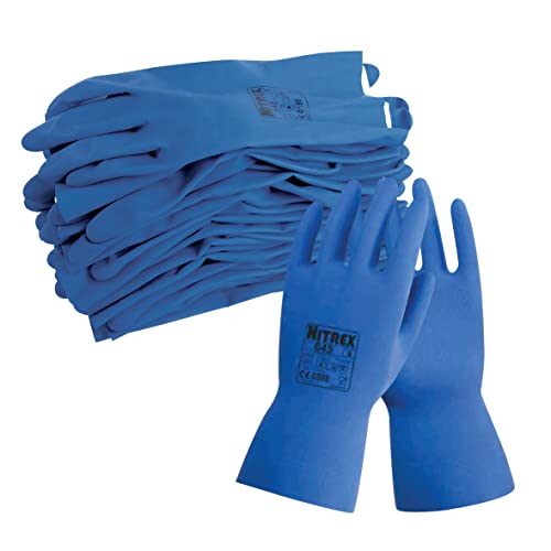 NITREX Unigloves 645 Latexhandschuhe, beflockt, chemikalienbeständig, Blau NITREX Unigloves 645 Latexhandschuhe, beflockt, chemikalienbeständig, Blau von NITREX