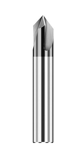 1 Stück Hartmetall-Fasenfräser 50 70 80 100 110 130 140 150 Grad Schaftfräser Aluminiumschneider CNC-Maschinengravurwerkzeuge (Color : For Steel, Size : D6xR70x50Lx3F) von NITVIA