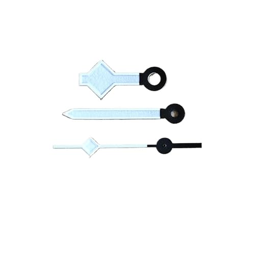 1set NH35 Uhr Hände 8 * 12 * 13mm Grün Leuchtende Nadel for NH35A NH36 4R 7S Bewegung(Black White) von NITVIA