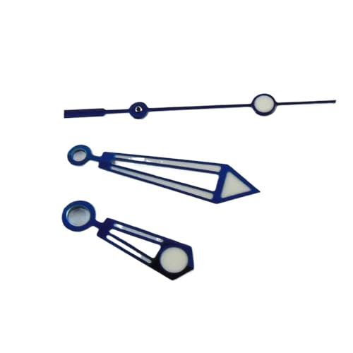 1set Silber Blau Automatische Uhr Hand Uhr Nadeln Fit ETA 2824 Bewegung(Model 2) von NITVIA
