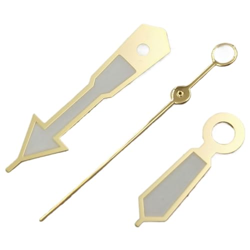 1set Uhr Hände 12.5 * 12.5 * 8,5 Grün Leuchtende for NH35 NH36 7S26 7S36 4R35 4R36 Bewegung(Gold) von NITVIA