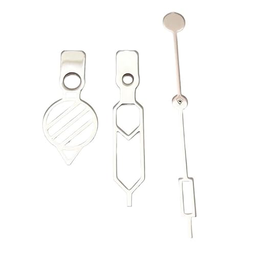 1set Uhr Hände Uhr Zubehör for NH35 NH36 4R 7S Bewegung Grün Leuchtende(Rose gold) von NITVIA