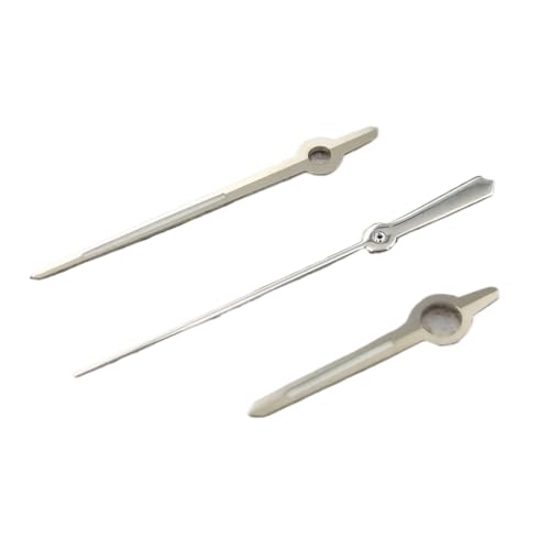1set Uhr Hand 12.5 * 12 * 8 Grün Leuchtende for NH35 NH36 7S26 7S36 4R35 4R36 Bewegung(Silver) von NITVIA