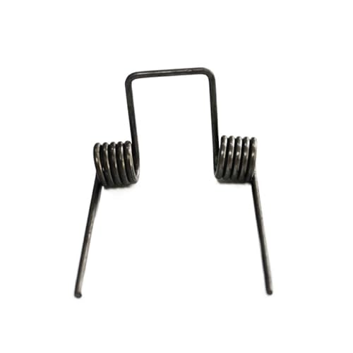 Doppeltorsionsfeder, Drahtdurchmesser 2,5 mm Außendurchmesser.15,5 mm Fußlänge 65 mm 5 Spulen von NITVIA