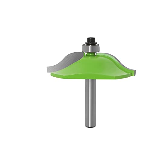 1/2pcs 8mm Shank Raised Panel Cabinet Door Fräser-Bit-Set – 2Bit Ogee Holzbearbeitungsschneider Holzbearbeitungs-Fräser (Size : 8MM SHNAK) von NITVIA