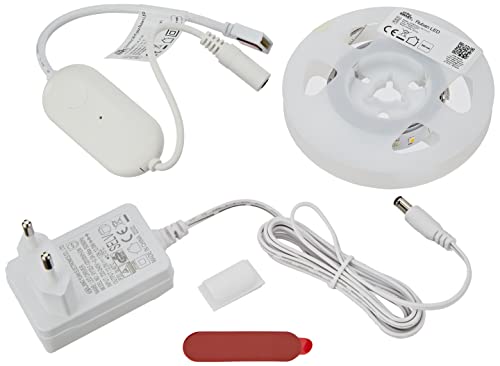 NITYAM SMART LED-Streifen 1M, mehrfarbiger verbundener LED-Streifen (RGB) + Weißwechsel (CCT) SMD5050, Wi-Fi + BLE, IP20 Innenanwendung + Fernbedienung, Amazon/Google/Siri kompatibel von NITYAM
