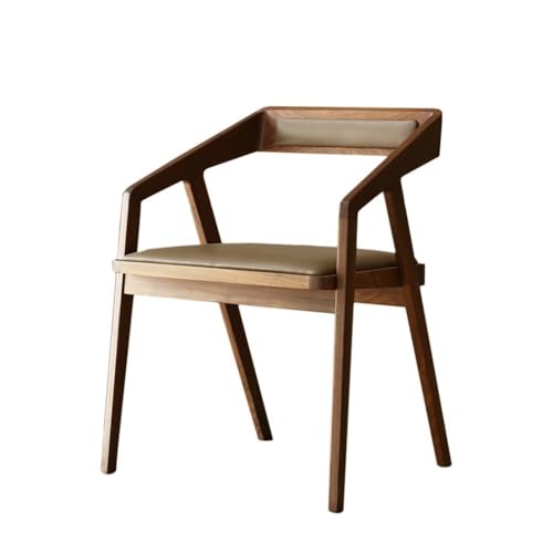 NIUHUAHUI Esszimmerstuhl, Cafe-Tisch- und Stuhlset aus Massivholz mit gepolsterter Rückenlehne for Hotelmöbel von NIUHUAHUI