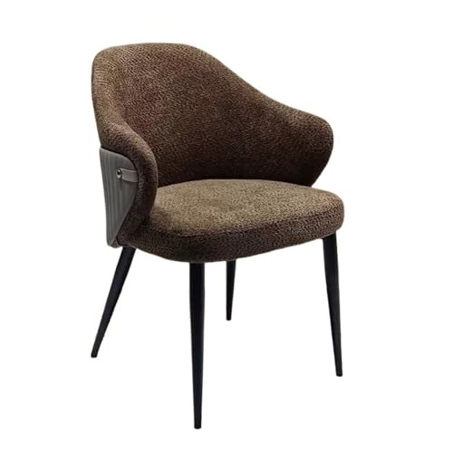 NIUHUAHUI Esszimmerstuhl, Minimalistischer Konferenzstuhl aus Metall for Hotels und Büros(Coffee) von NIUHUAHUI