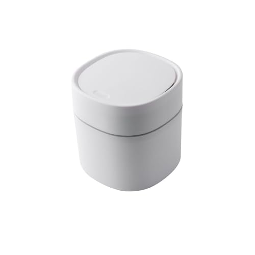 NIUHUAHUI Mülleimer Mini-Mülleimer mit Klappdeckel for Essensreste auf dem Küchentisch, kleiner abgedeckter Behälter für Zuhause/Büro NIUHUAHUI Mülleimer Mini-Mülleimer mit Klappdeckel for Essensreste auf dem Küchentisch, kleiner abgedeckter Behälter für Zuhause/Büro von NIUHUAHUI