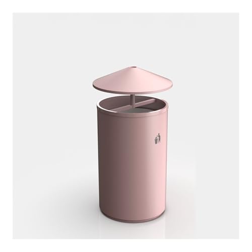NIUHUAHUI Mülleimer für draußen, Edelstahl Mülleimer Kommerziellen Vertikale Kreative Obst Bin Outdoor Öffentlichen(Pink) von NIUHUAHUI