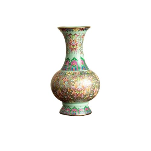 NIUHUAHUI Vase, Emaille-Vase, Wohnzimmer-Eingangsdekoration, kreatives Einweihungsgeschenk,Glasvase von NIUHUAHUI