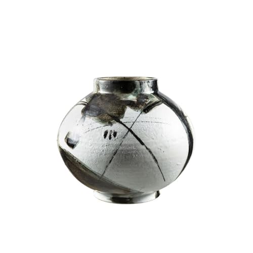 NIUHUAHUI Vase, Moderne Hause Chinesische Tinte Keramik Vase Hause Wohnzimmer Studie Dekoration Getrocknete Blume Tisch Dekoration Blume Blume Arranger,Glasvase von NIUHUAHUI