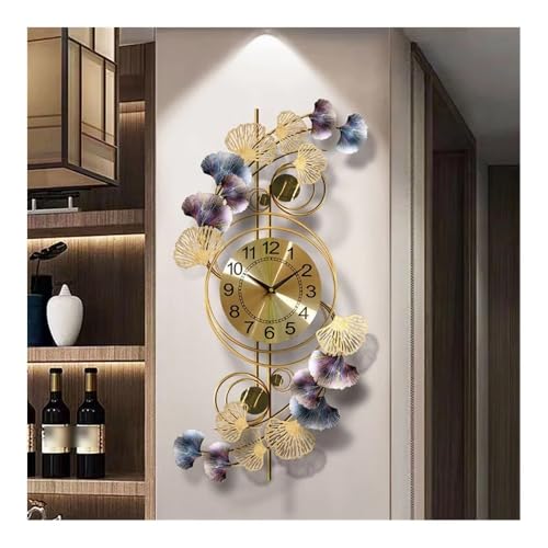 NIUHUAHUI Wanduhren, Kreative Mode Wanduhr Modernes Design Wohnzimmer Dekoration Lautsprecher Stumm Wand Hause Dekorationen(A Wall Clock Standing on end) von NIUHUAHUI