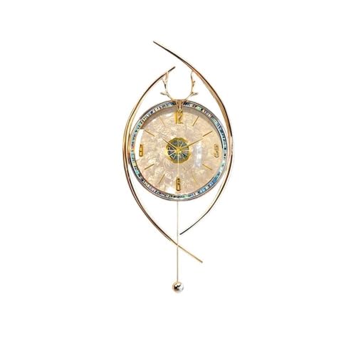 NIUHUAHUI Wanduhren, Shell Wanduhr Moderne Wohnzimmer Decor Kreative Hause Uhr von NIUHUAHUI