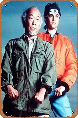 Metallschild – Karate Kid Miyagi Daniel Blechposter 30,5 x 20,3 cm von NIUMOWANG